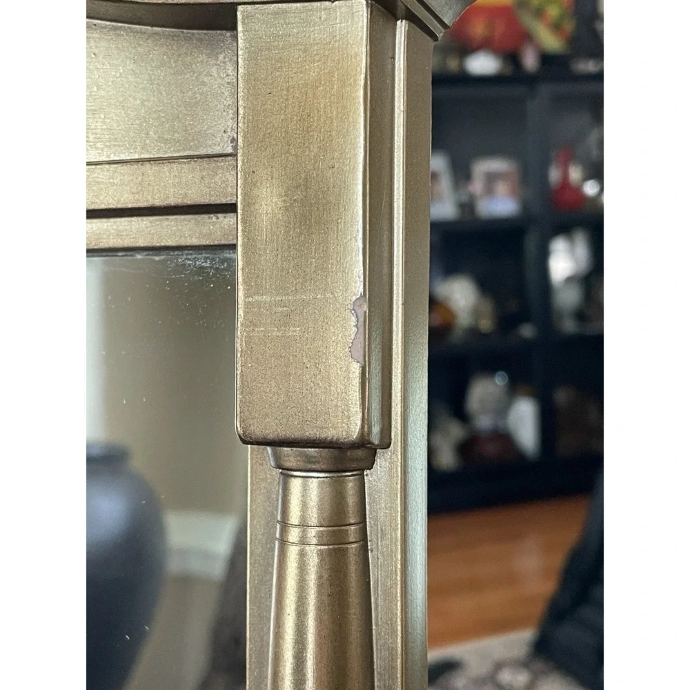 Vintage Syroco Mirror With Gold Frame 13 X 23